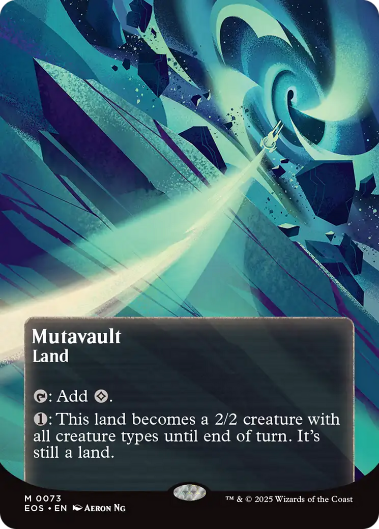 Mutavault (0073) (Borderless) [Edge of Eternities: Stellar Sights] | Good Games Morley