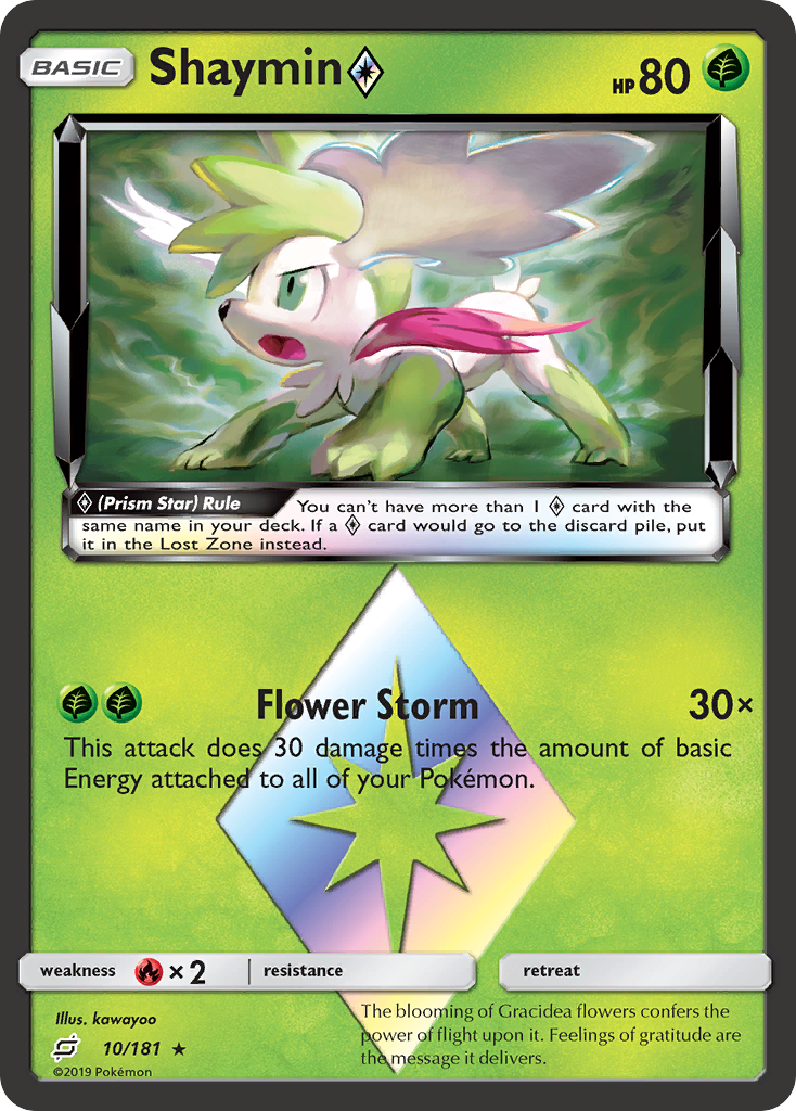 Shaymin (10/181) (Prism Star) [Sun & Moon: Team Up] | Good Games Morley