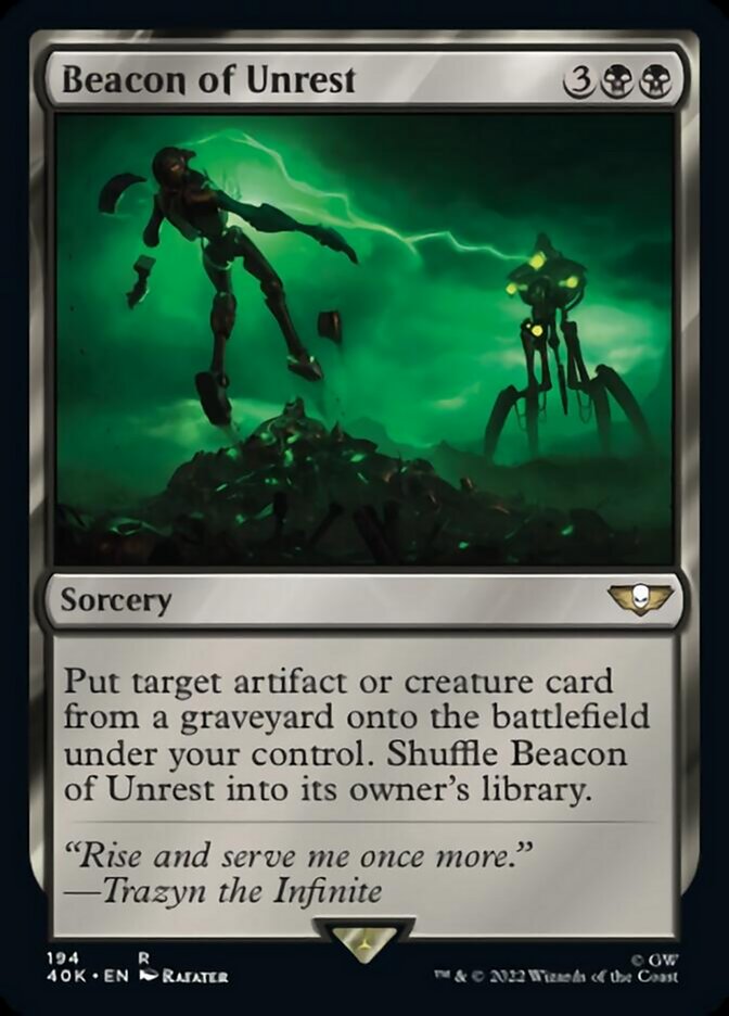 Beacon of Unrest (Surge Foil) [Warhammer 40,000] | Good Games Morley