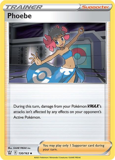 Phoebe 130/163 (SWSH05: Battle Styles)  | Good Games Morley