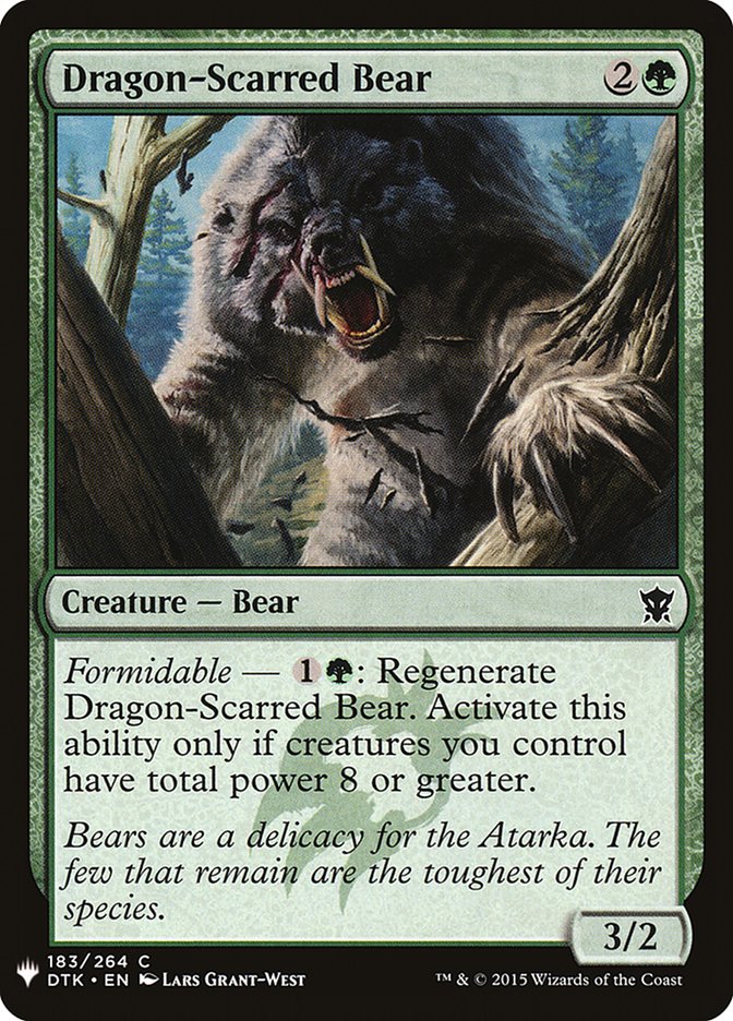 Dragon-Scarred Bear [Mystery Booster] | Good Games Morley