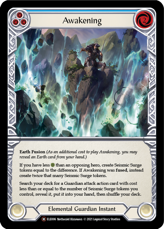 Awakening [U-ELE006] (Tales of Aria Unlimited)  Unlimited Rainbow Foil | Good Games Morley