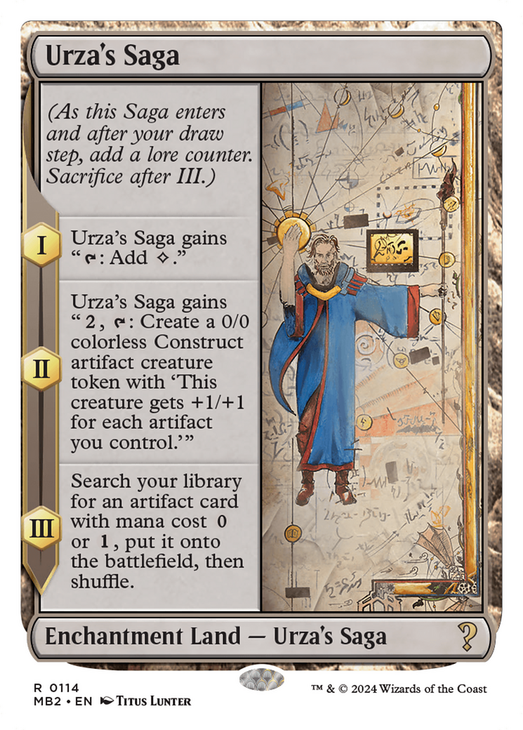 Urza's Saga (White Border) [Mystery Booster 2] | Good Games Morley