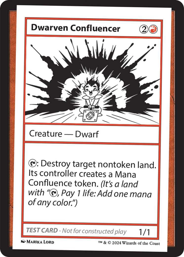 Dwarven Confluencer [Mystery Booster 2 Playtest Cards] | Good Games Morley