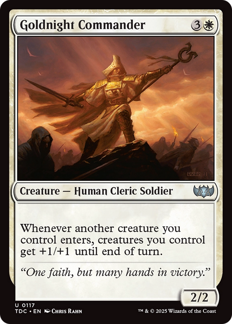 Goldnight Commander [Tarkir: Dragonstorm Commander] | Good Games Morley