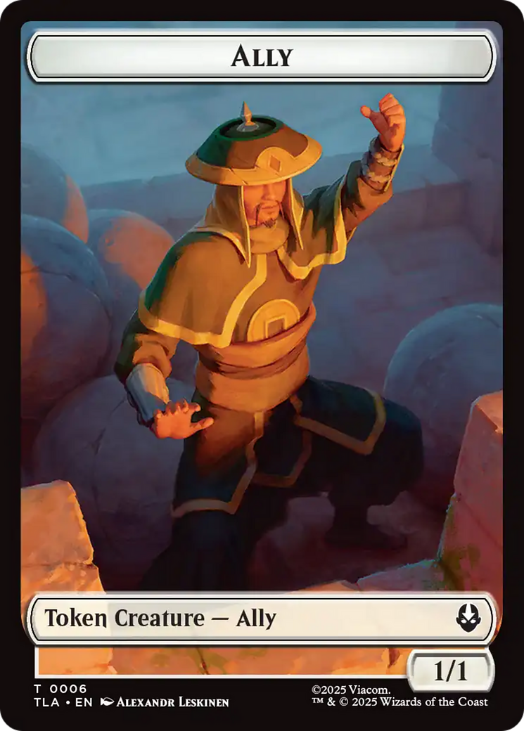 Ally (0006) // Soldier (0002) Double-Sided Token [Avatar: The Last Airbender Tokens] | Good Games Morley