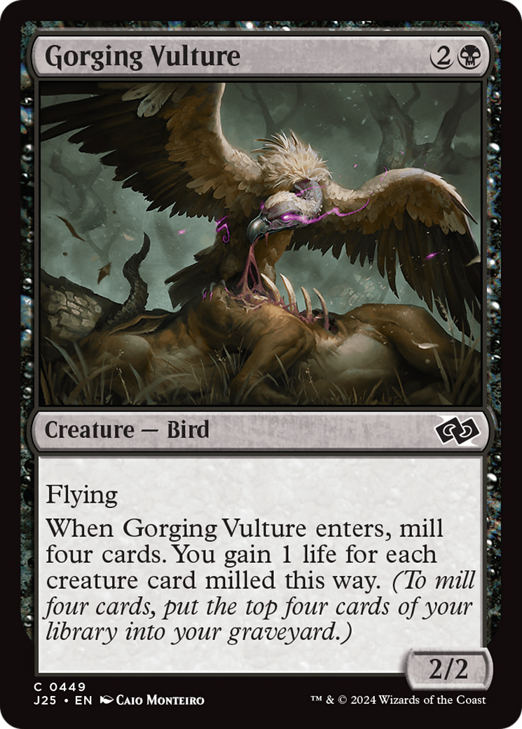Gorging Vulture [Foundations Jumpstart] | Good Games Morley