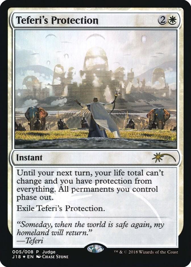 Teferi's Protection 5/8 (Judge Promos)  - Foil | Good Games Morley