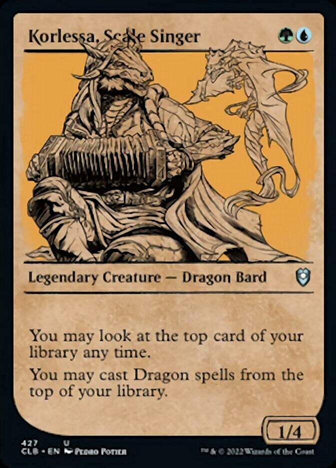 Korlessa, Scale Singer (Showcase) [Commander Legends: Battle for Baldur's Gate] | Good Games Morley