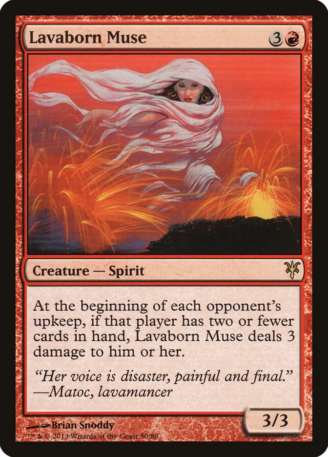 Lavaborn Muse 50/80 (Duel Decks: Sorin vs. Tibalt)  | Good Games Morley