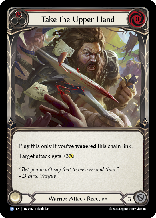Take the Upper Hand (Red) [HVY112] (Heavy Hitters)  Rainbow Foil | Good Games Morley