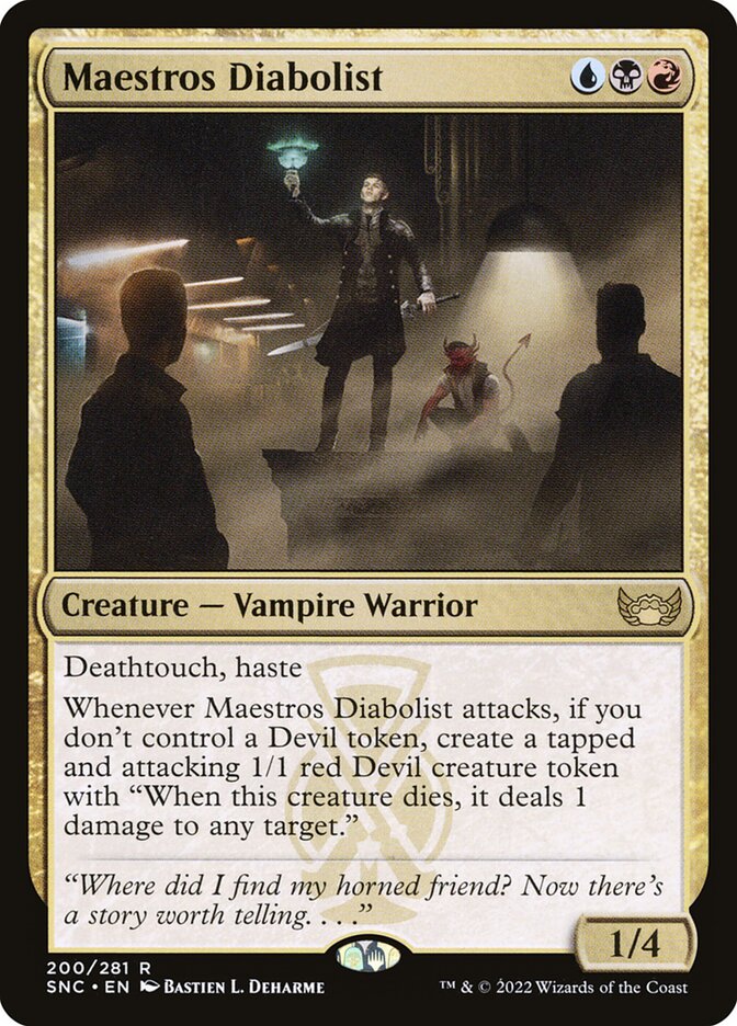 Maestros Diabolist 200/281 (Streets of New Capenna)  | Good Games Morley