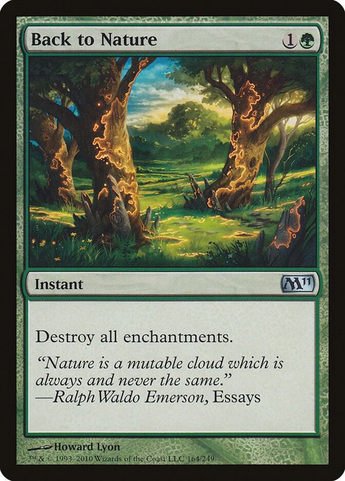 Back to Nature 164/249 (Magic 2011 (M11))  - Foil | Good Games Morley