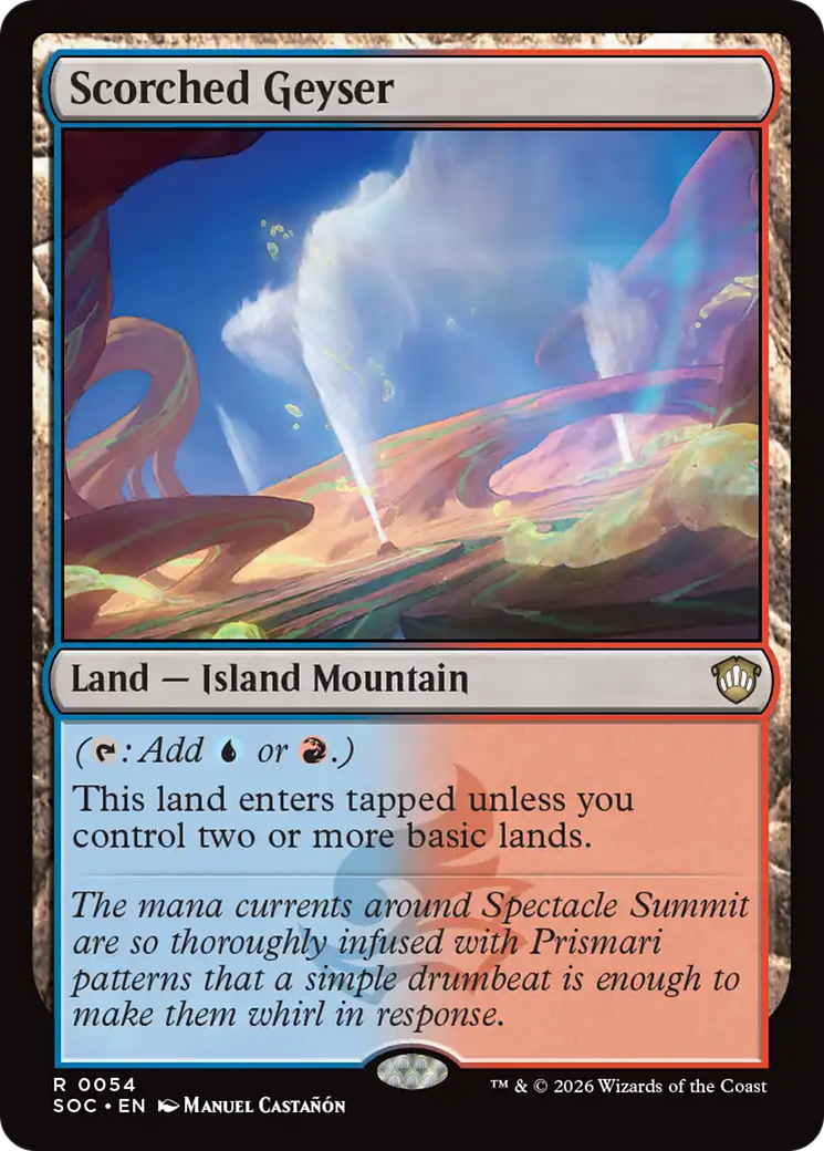 Scorched Geyser [Secrets of Strixhaven Commander] | Good Games Morley