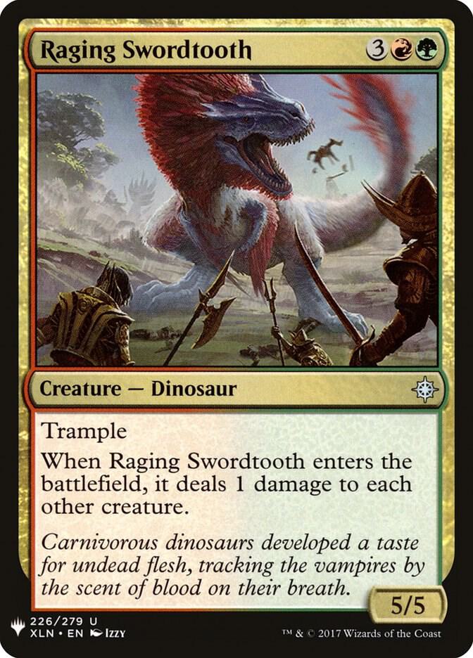 Raging Swordtooth XLN-226/5075 (The List Reprints)  | Good Games Morley