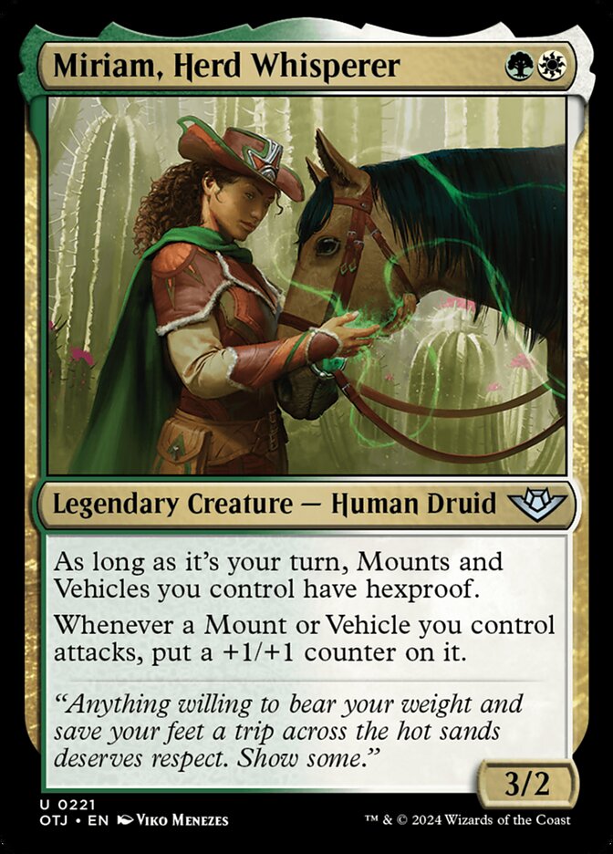 Miriam, Herd Whisperer 221/286 (Outlaws of Thunder Junction)  | Good Games Morley