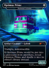 Darksteel Colossus - Optimus Prime (Borderless) [Secret Lair Drop Series] | Good Games Morley