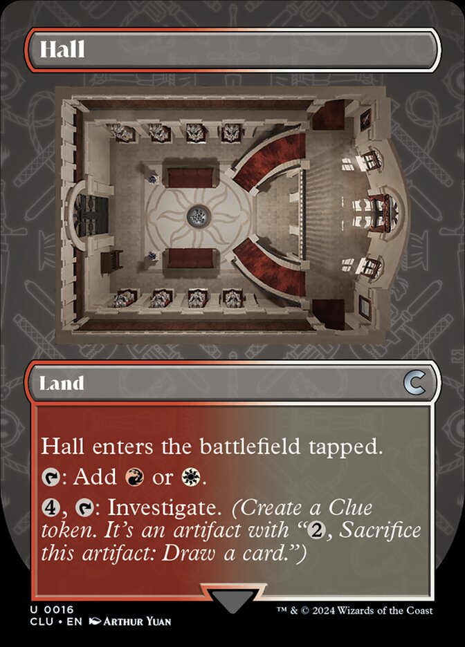 Hall 16/284 (Ravnica: Clue Edition)  - Borderless | Good Games Morley