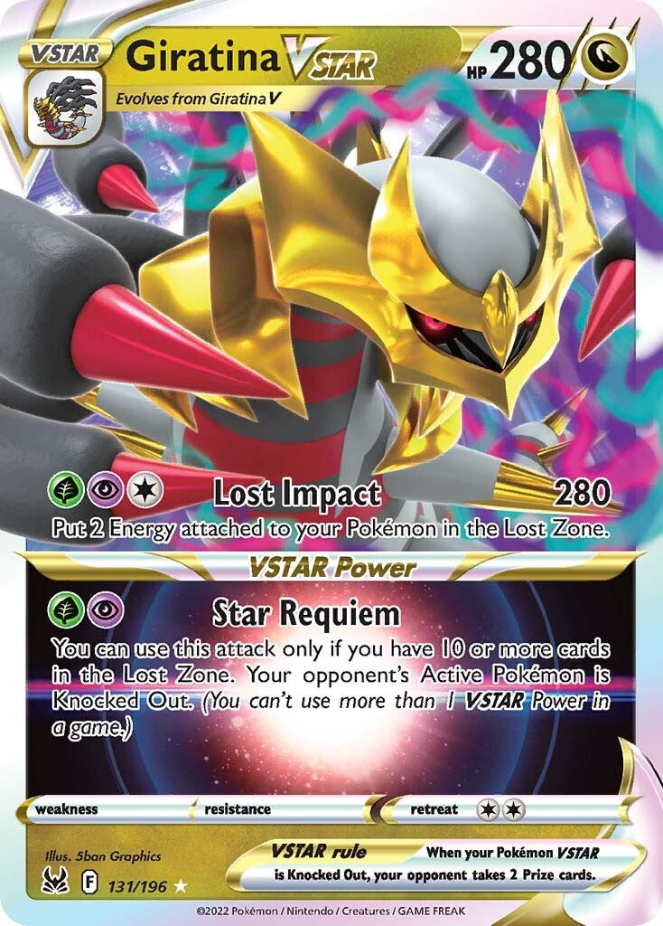 Giratina VSTAR (131/196) (Jumbo Card) [Sword & Shield: Lost Origin] | Good Games Morley