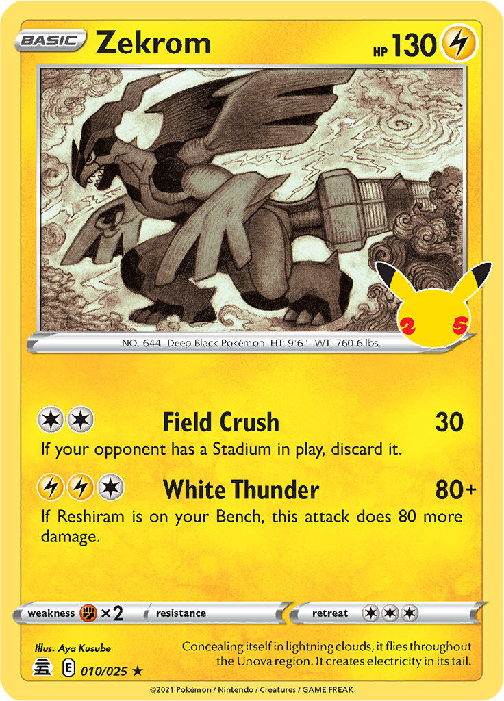 Zekrom (010/025) [Celebrations: 25th Anniversary] | Good Games Morley