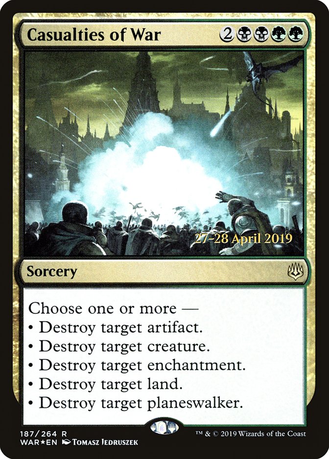 Casualties of War [War of the Spark Prerelease Promos] | Good Games Morley