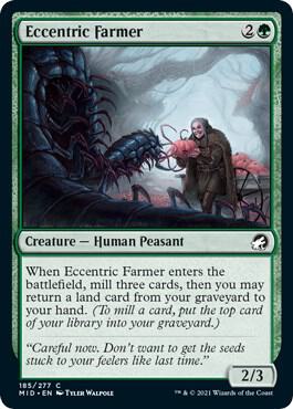 Eccentric Farmer 185/277 (Innistrad: Midnight Hunt)  | Good Games Morley