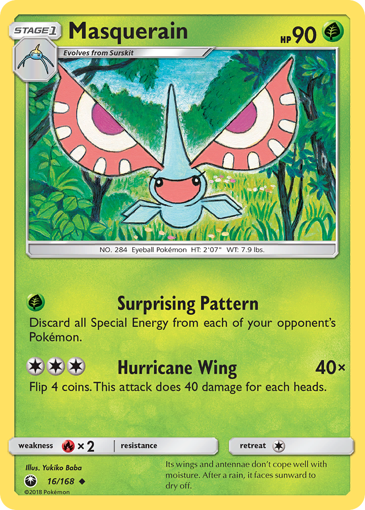 Masquerain (16/168) [Sun & Moon: Celestial Storm] | Good Games Morley
