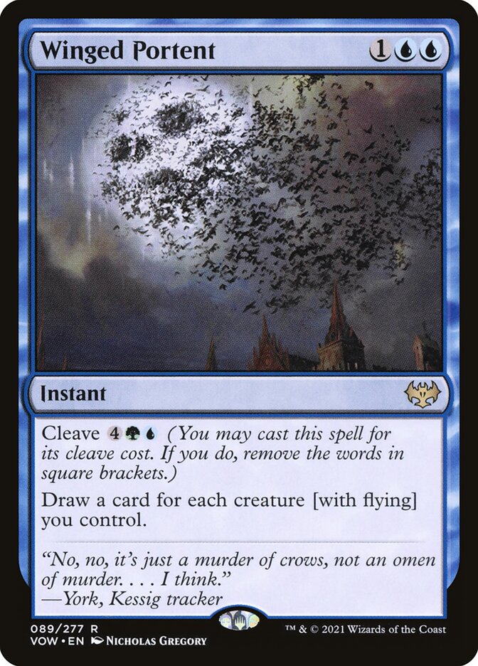 Winged Portent 89/277 (Innistrad: Crimson Vow)  | Good Games Morley