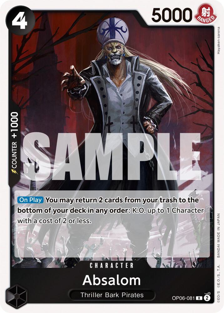 Absalom OP06-081 (Wings of the Captain)  - Foil | Good Games Morley