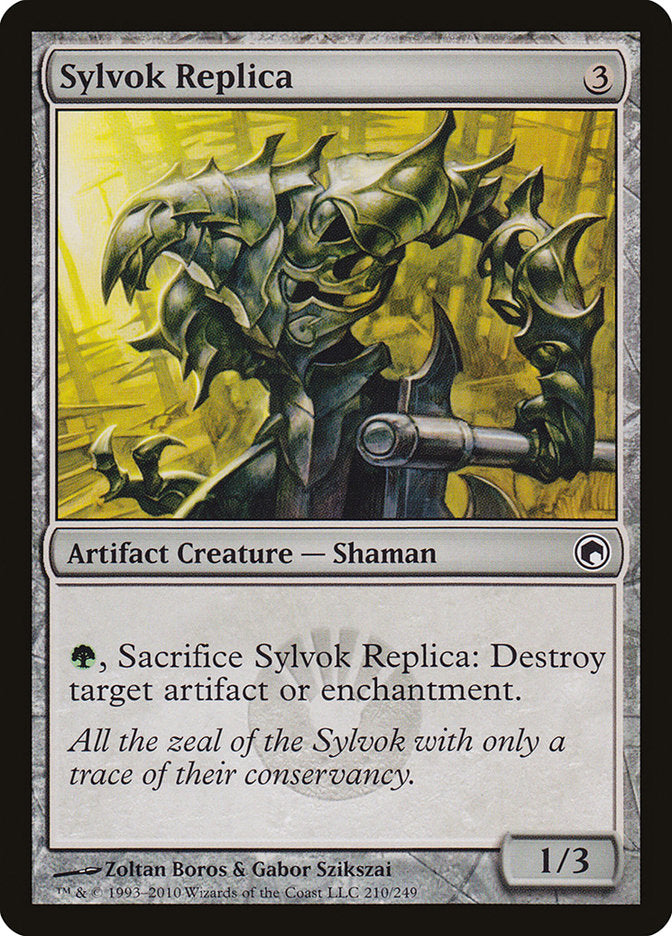 Sylvok Replica 210/249 (Scars of Mirrodin)  - Foil | Good Games Morley