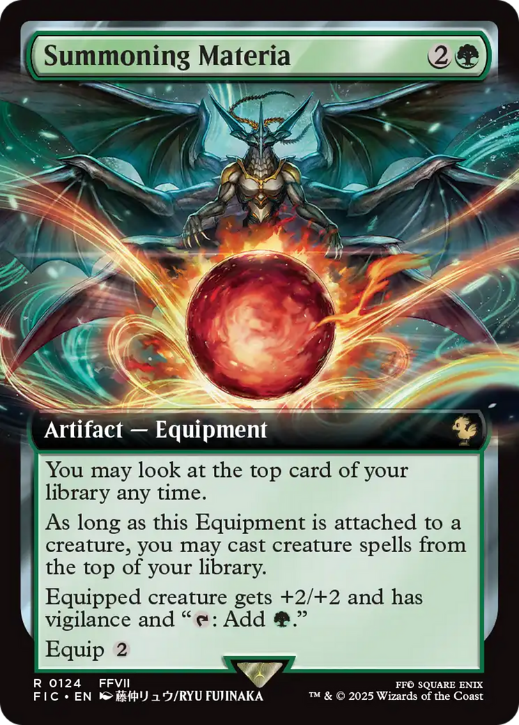Summoning Materia (Extended Art) [FINAL FANTASY Commander] | Good Games Morley