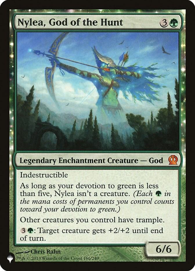 Nylea God of the Hunt THS-166/5075 (The List Reprints)  | Good Games Morley