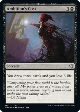 Ambitions Cost 110/50 (Commander: Dominaria United)  | Good Games Morley
