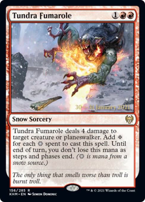 Tundra Fumarole 156s/1 (Prerelease Cards)  - Foil | Good Games Morley