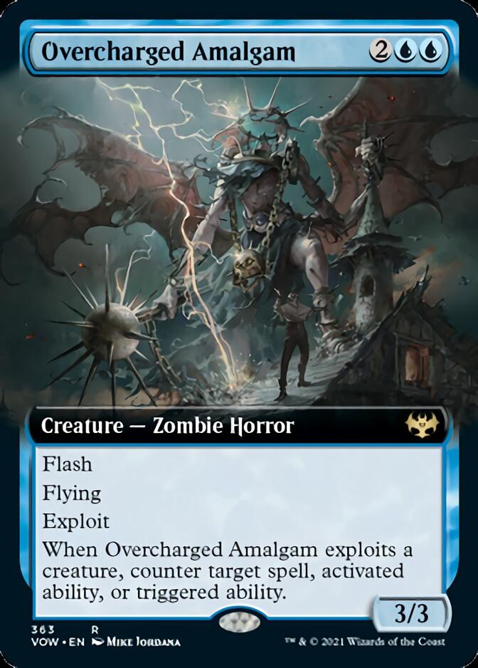 Overcharged Amalgam (Extended Art) [Innistrad: Crimson Vow] | Good Games Morley