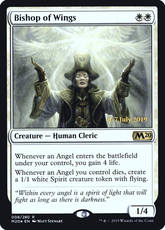 Bishop of Wings [Core Set 2020 Prerelease Promos] | Good Games Morley