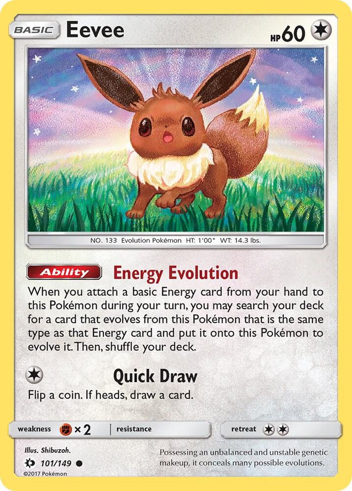 Eevee 101/149 (SM Base Set)  | Good Games Morley