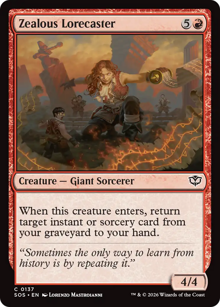 Zealous Lorecaster [Secrets of Strixhaven] | Good Games Morley