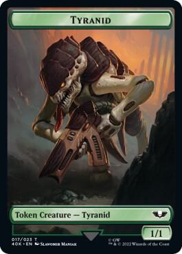 Tyranid Tyranid Gargoyle Double Sided Token Surge Foil 17 // 9 (Universes Beyond: Warhammer 40,000)  - Surge Foil | Good Games Morley
