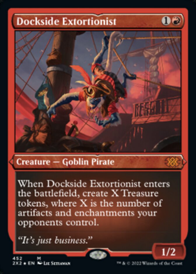 Dockside Extortionist (Foil Etched) [Double Masters 2022] | Good Games Morley