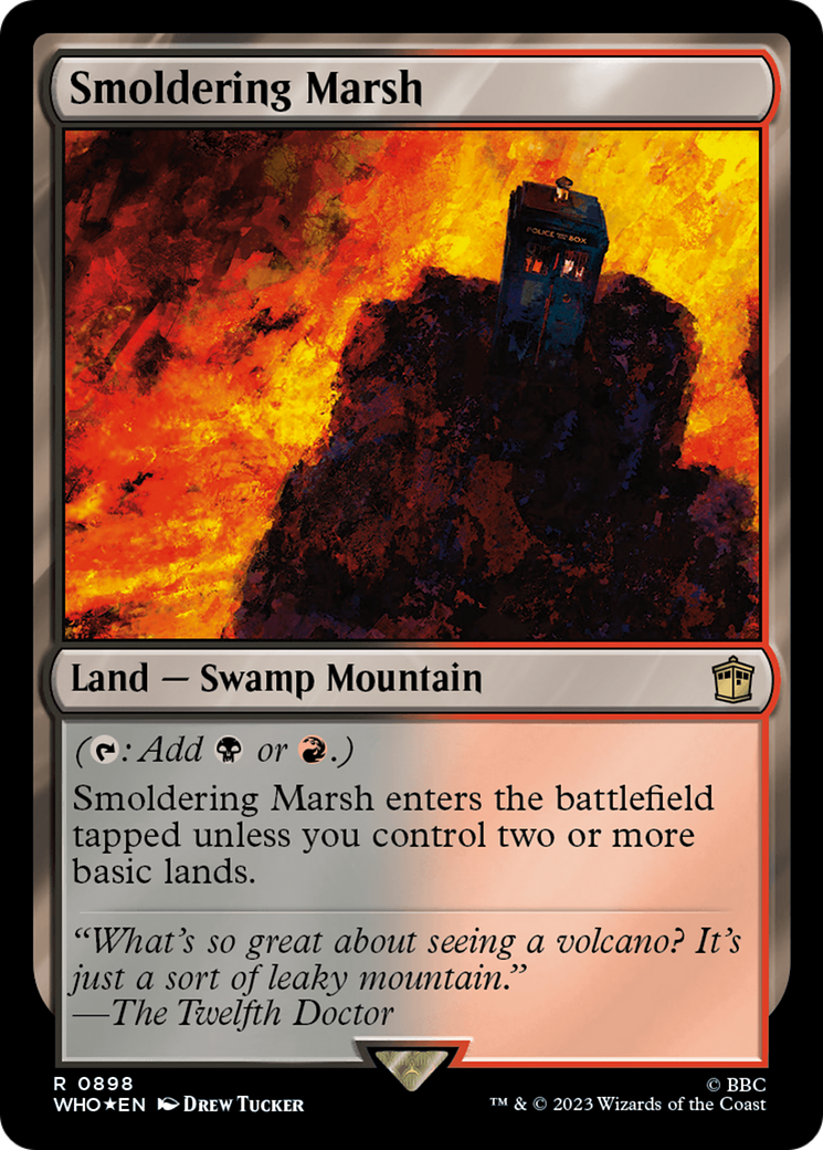 Smoldering Marsh (Surge Foil) [Doctor Who] | Good Games Morley