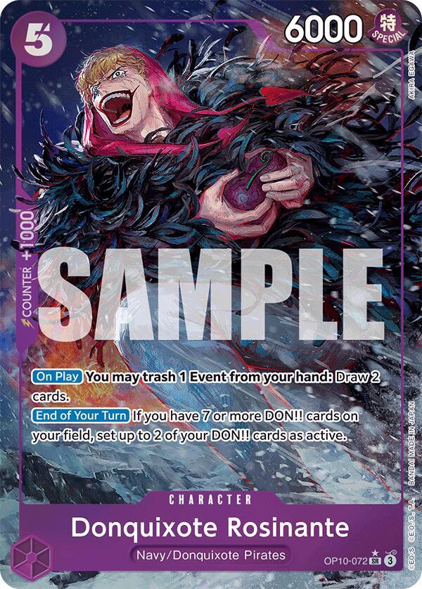 Donquixote Rosinante OP10-072 (Royal Blood)  - Alternate Art Foil | Good Games Morley