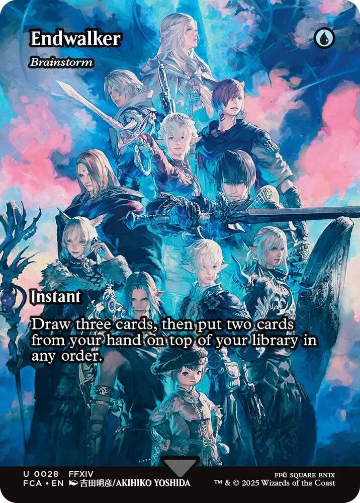 Endwalker - Brainstorm 28 (FINAL FANTASY: Through the Ages)  - Showcase Foil | Good Games Morley