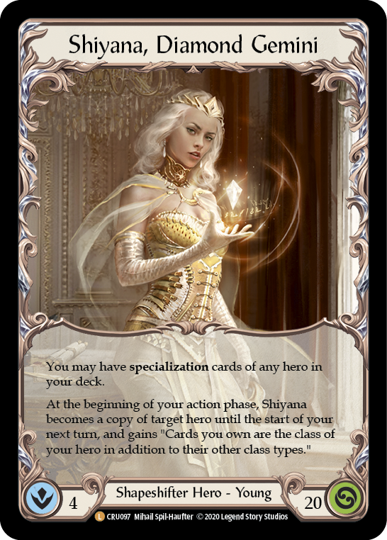 Shiyana, Diamond Gemini [CRU097] (Crucible of War)  1st Edition Cold Foil | Good Games Morley
