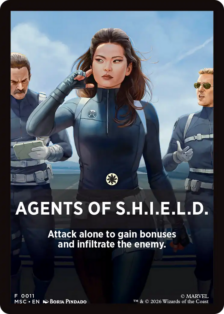 Agents of S.H.I.E.L.D. Theme Card [Marvel Super Heroes Commander] | Good Games Morley