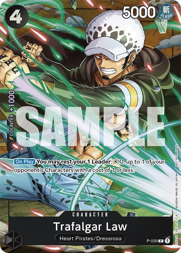 Trafalgar Law (Event Pack Vol.4) P-038 (One Piece Promotion Cards)  - Foil | Good Games Morley