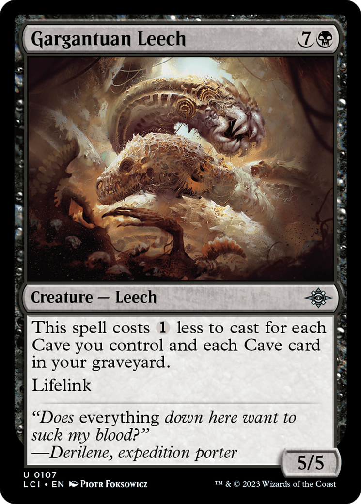 Gargantuan Leech [The Lost Caverns of Ixalan] | Good Games Morley