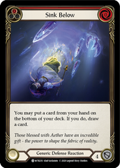 Sink Below (Red) [U-WTR215] (Welcome to Rathe Unlimited)  Unlimited Rainbow Foil | Good Games Morley