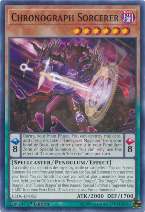 Chronograph Sorcerer [LED6-EN052] Common | Good Games Morley