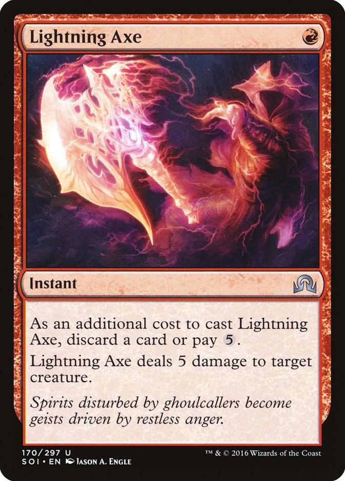 Lightning Axe 170/297 (Shadows over Innistrad)  | Good Games Morley